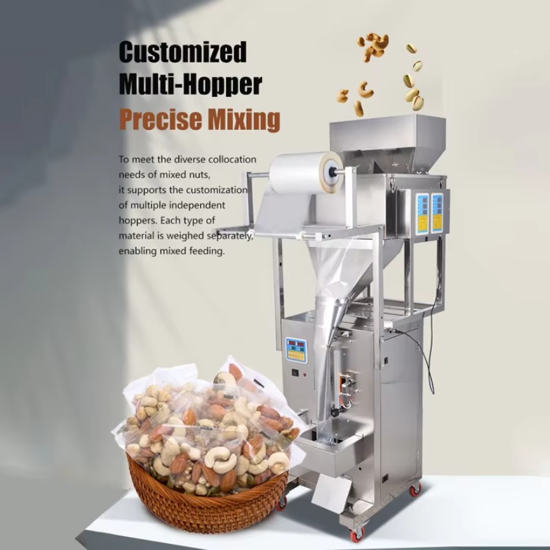 Roasted Nut Mix - Automatic Cashew Nuts Vacuum Packing Machine