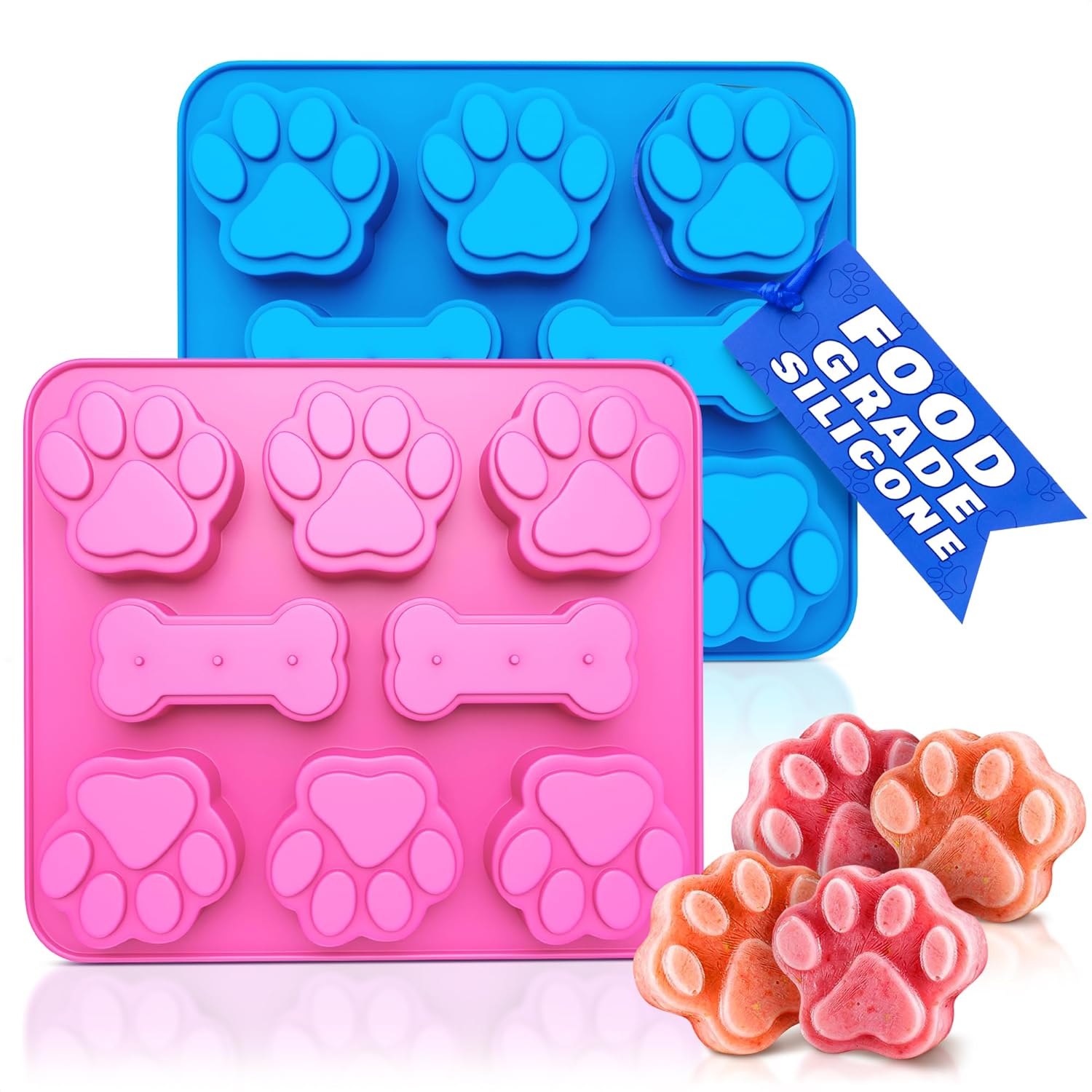 2 Pcs Dog Treat Molds Silicone – Peanut Butter Snack Bewertung und Preis