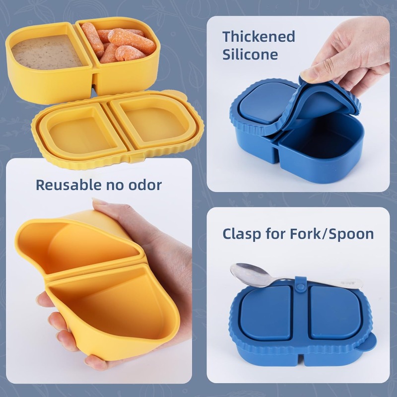 Reusable Silicone Snack Contai – Food Snacks For Picnic Bewertung und Preis