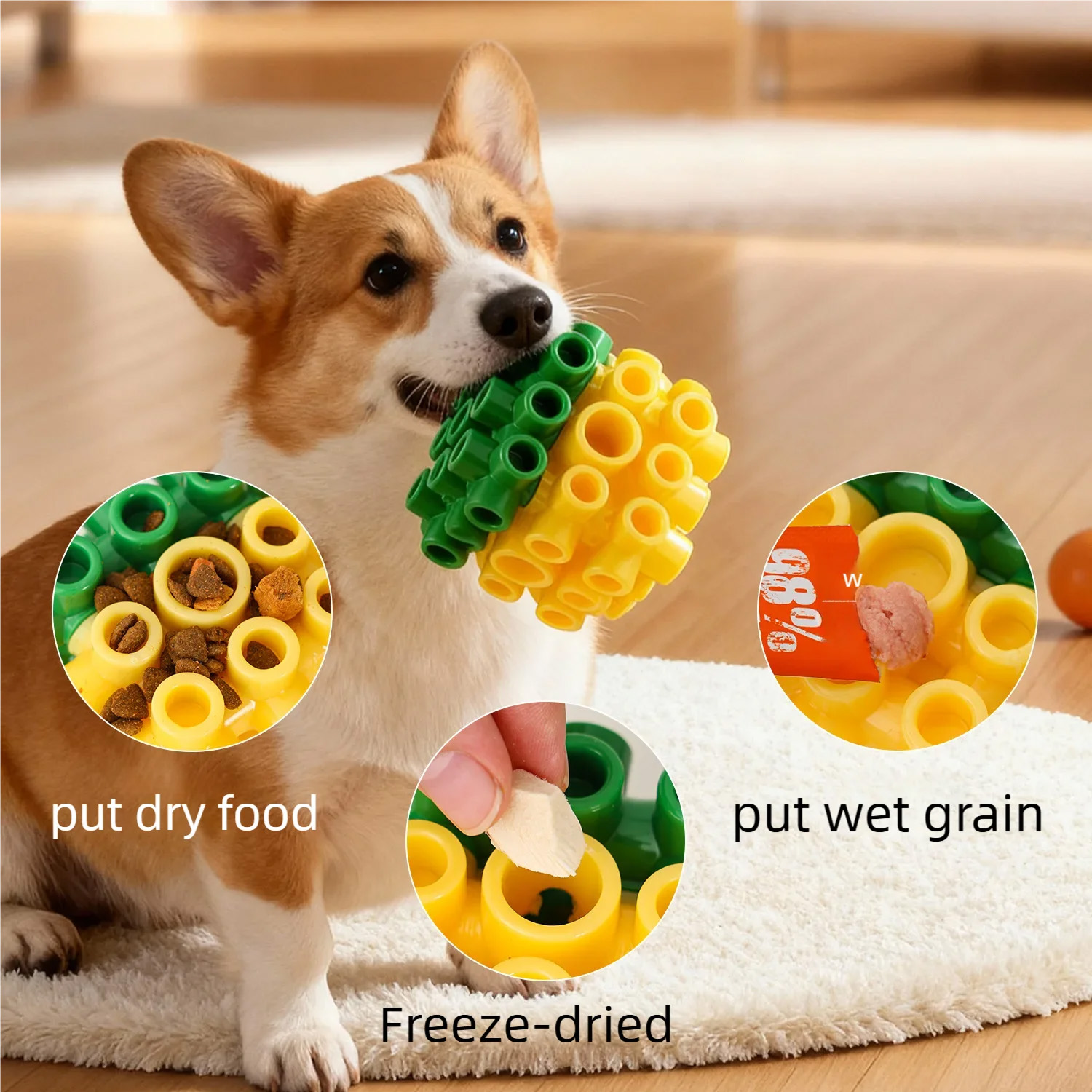 Pet Magic Cube Leaky Food Toy  – Food Energy Snacks Bewertung und Preis