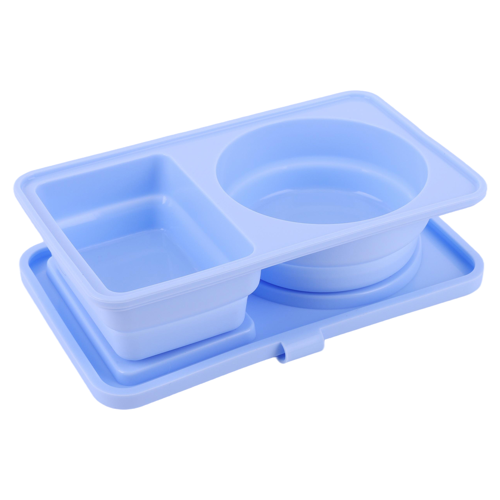 3Pcs 2 Compartment Silicone Sn – Food Snacks For Picnic Bewertung und Preis