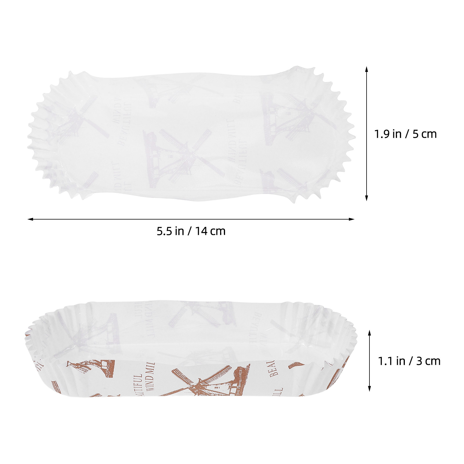 100Pcs Paper Hot Dog Boats Gre – Food Snacks For Picnic Bewertung und Preis