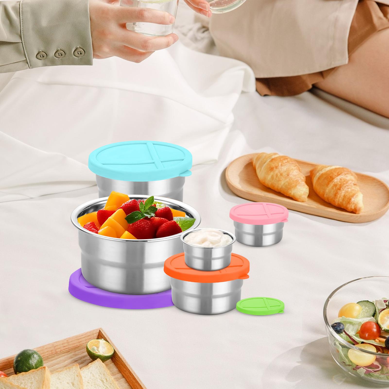 Metal Food Container 5 Pieces  – Food Snacks For Picnic Bewertung und Preis